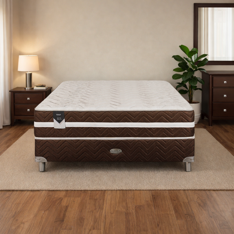 Conjunto Sommier Springwall One Plus 140x190 Espuma 130 Kg