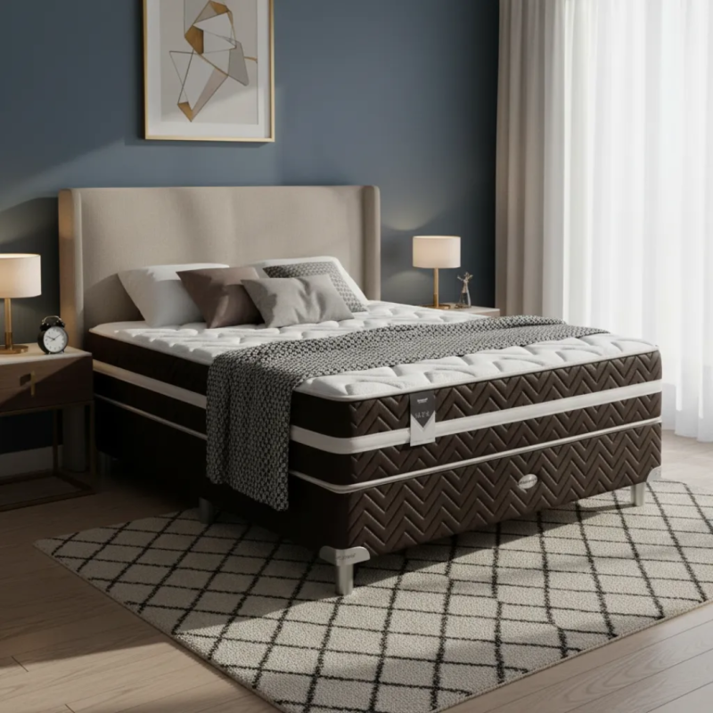Conjunto Sommier Springwall One Plus 140x190 Espuma