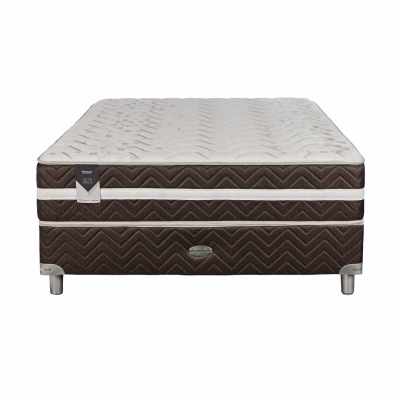 Conjunto Sommier Springwall One Plus 140x190 Espuma 130 Kg