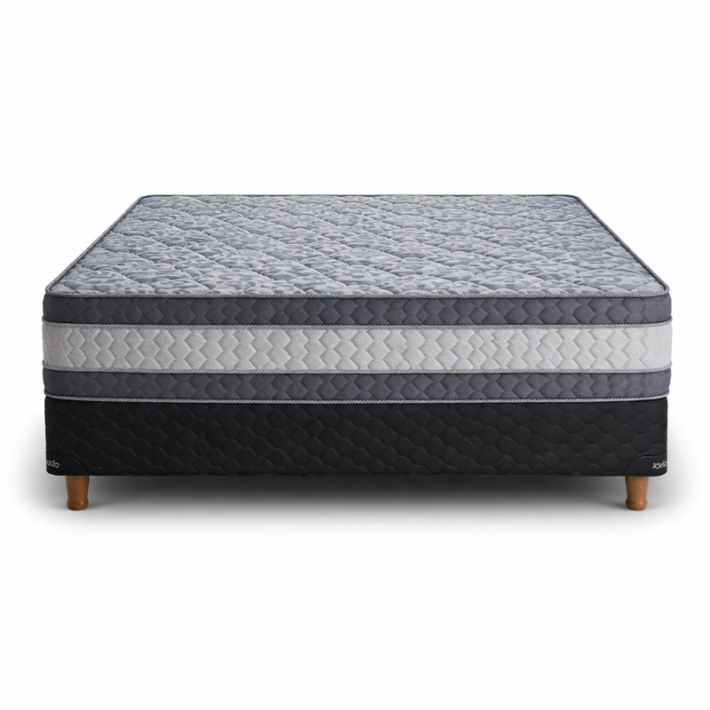 Conjunto Sommier Newtop Topacio Marfil Plus 140x190