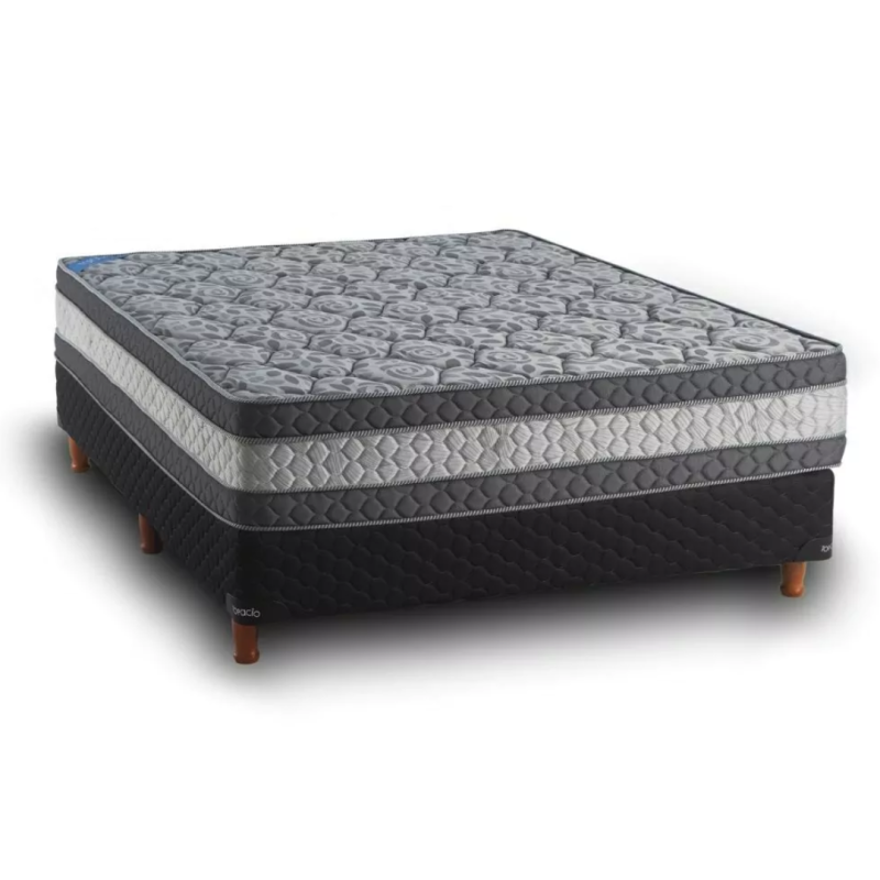 Conjunto Sommier Newtop Topacio Marfil Plus 140x190