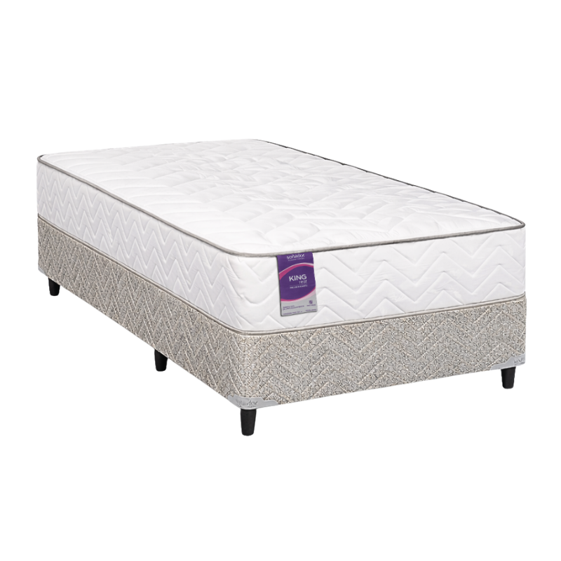 Conjunto Sommier Springwall King Rest 100x190 Resortes