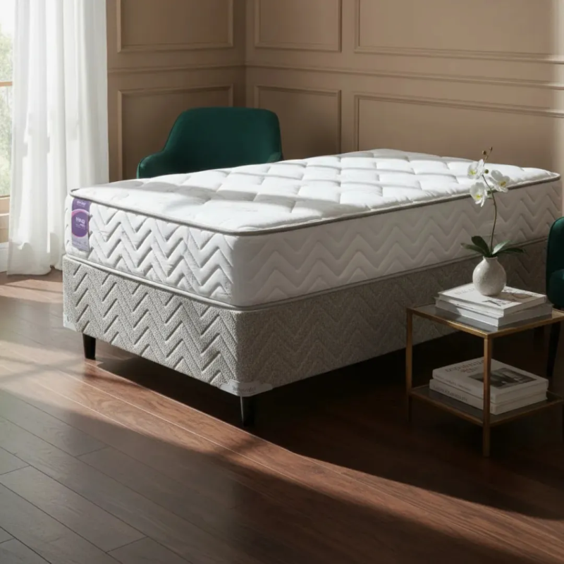 Conjunto Sommier Springwall King Rest 80x190 Resortes