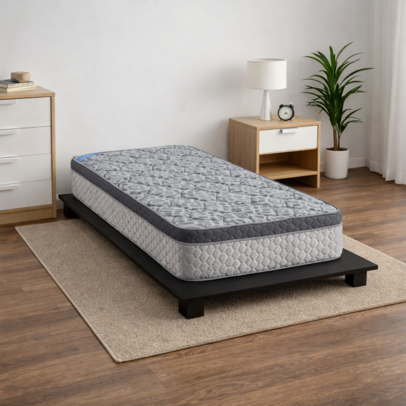 Colchón Topacio Marfil Dv 80x190x26 Espuma 120 Kg