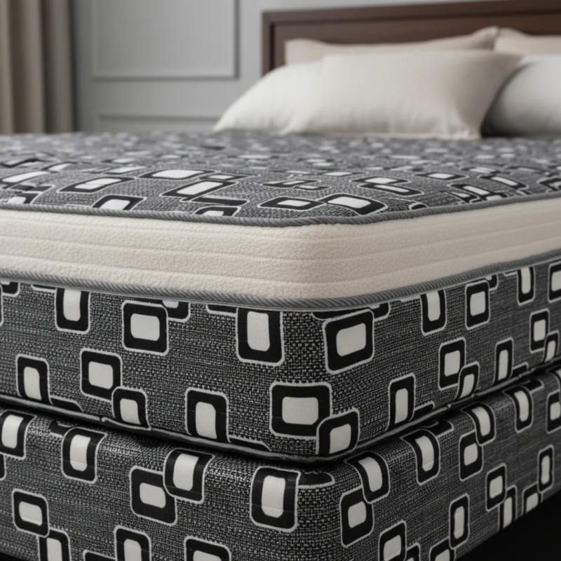 Conjunto Sommier Sueño Dorado Oslo Nuevo Queen 160x200 Resortes 120 Kg