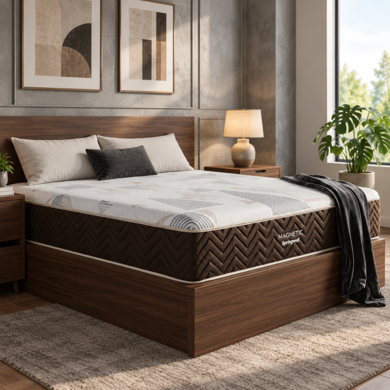 Colchon Springwall Magnetic 140x190 Resortes Pocket