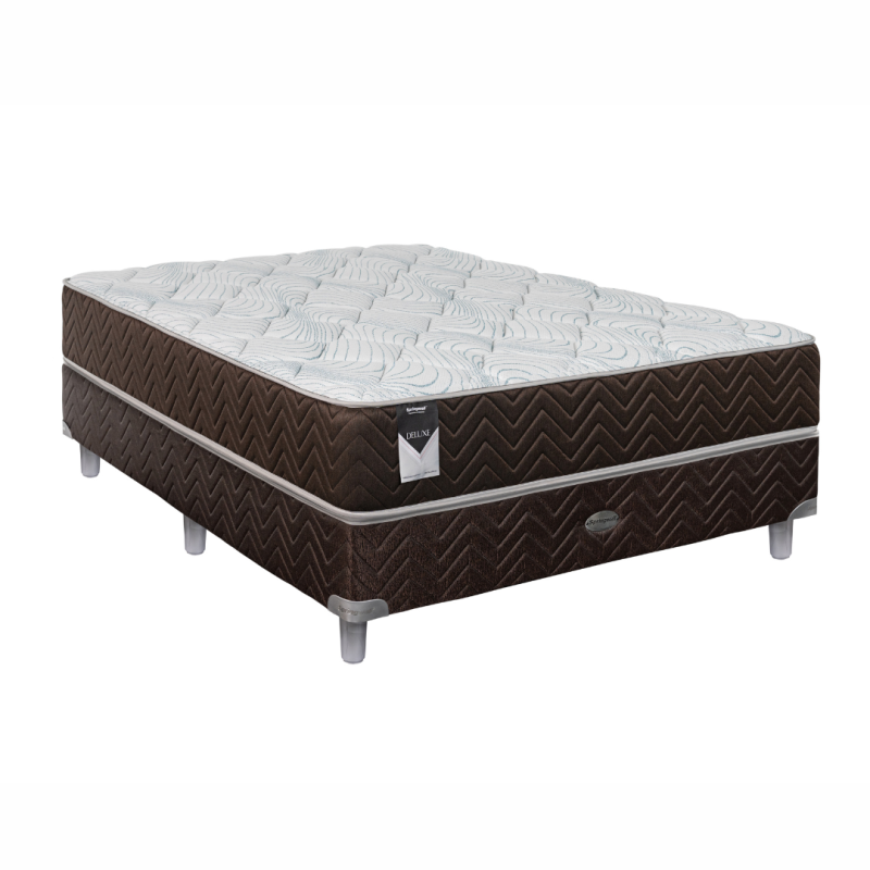 Conjunto Sommier Springwall Deluxe 140x190 Espuma