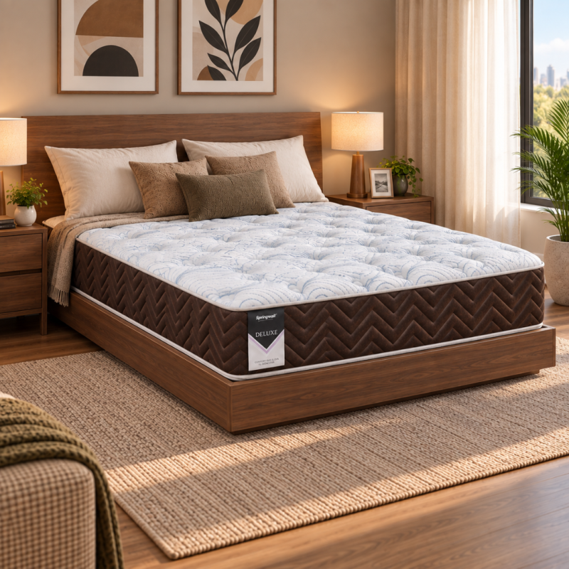 Colchon Springwall Deluxe 140x190 Espuma