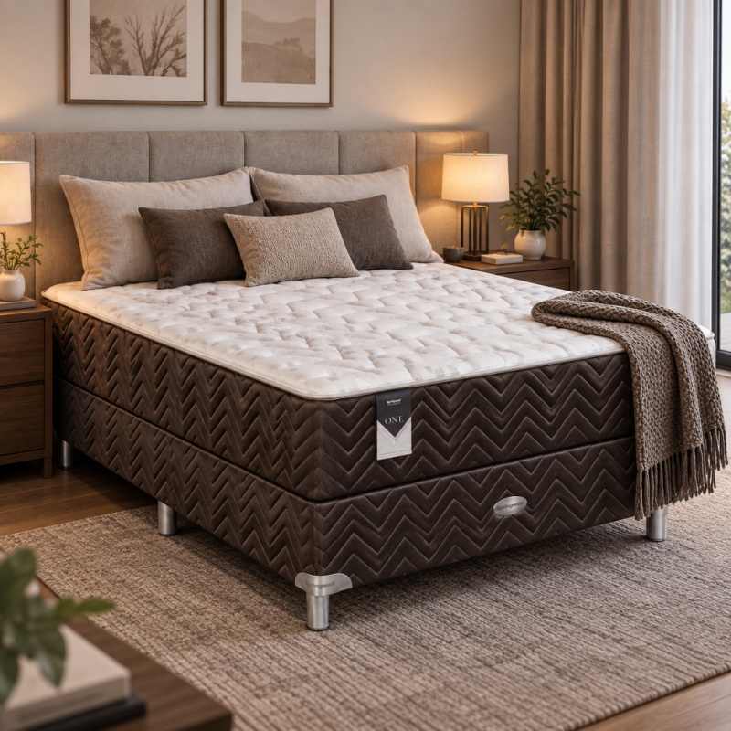 Conjunto Sommier Springwall One 140x190 Espuma