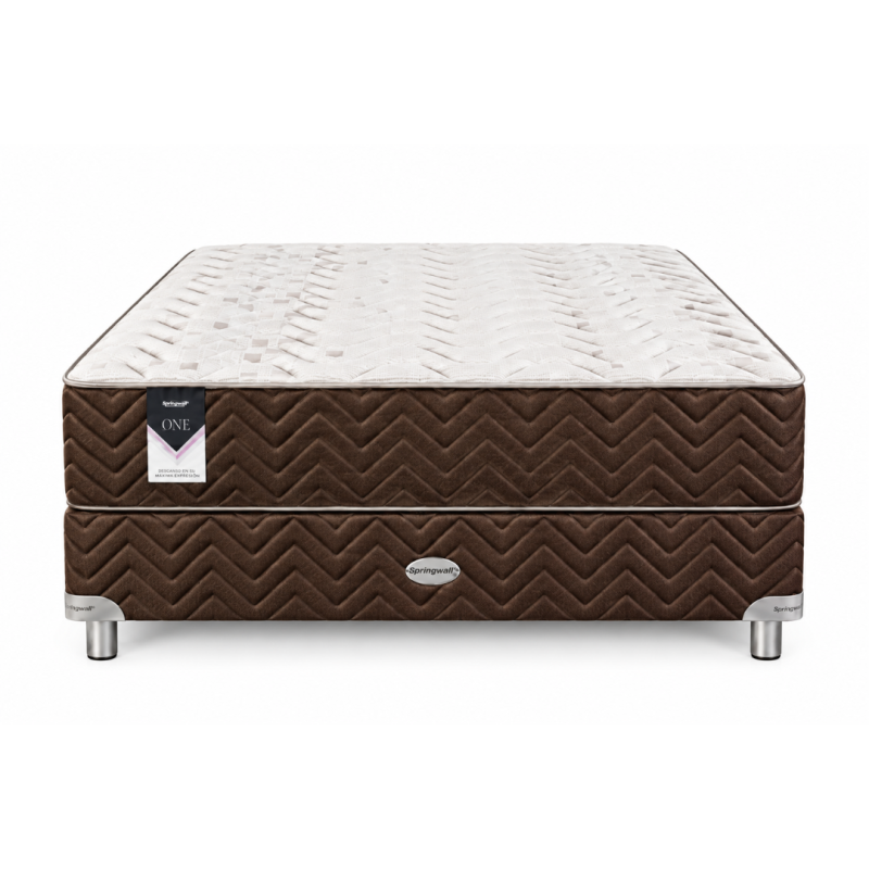 Conjunto Sommier Springwall One 140x190 Espuma