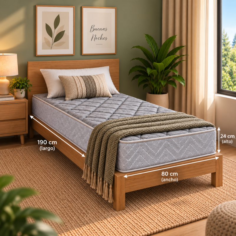 Colchón Springwall Primera Plus 80x190 Espuma