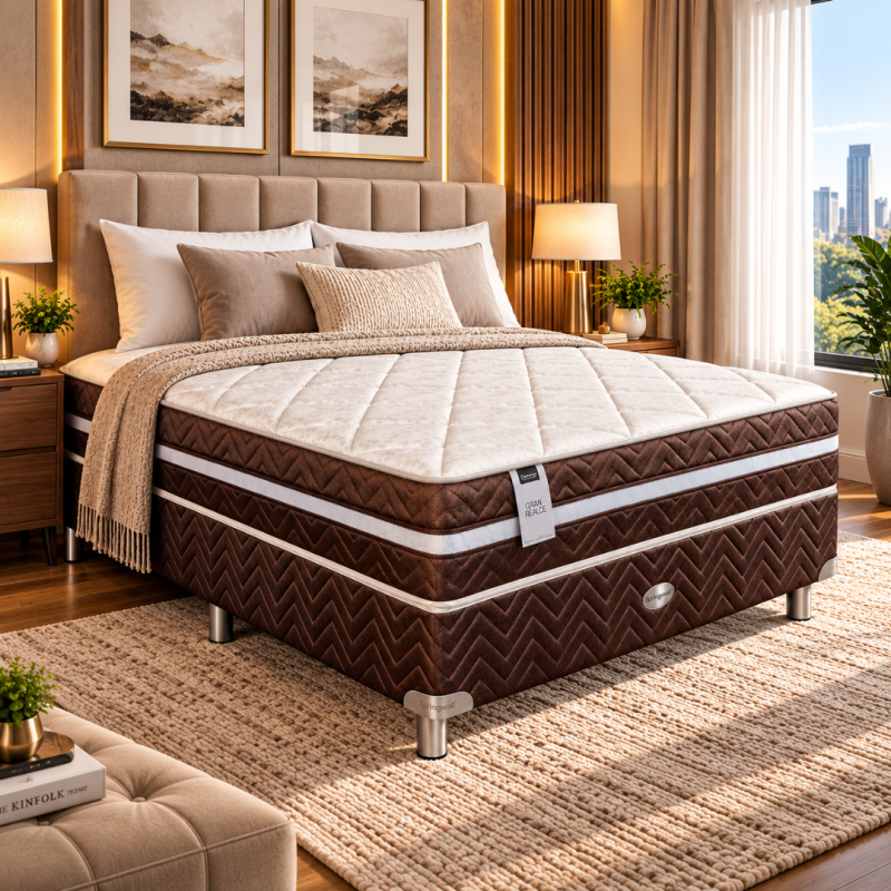 Conjunto Sommier Springwall Gran Realce 140x190 Resortes