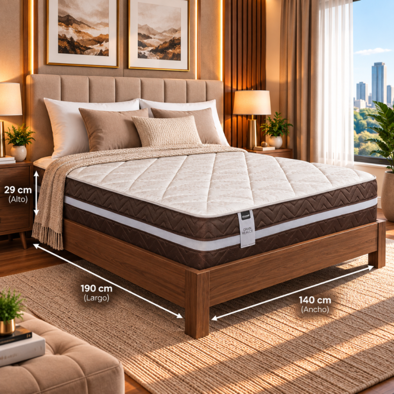 Colchón Springwall Gran Realce 140x190 Resortes