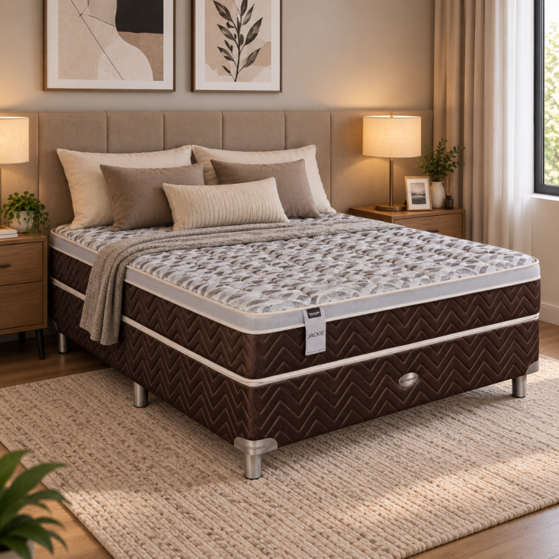 Conjunto Sommier Springwall Jackie 140x190 Resortes
