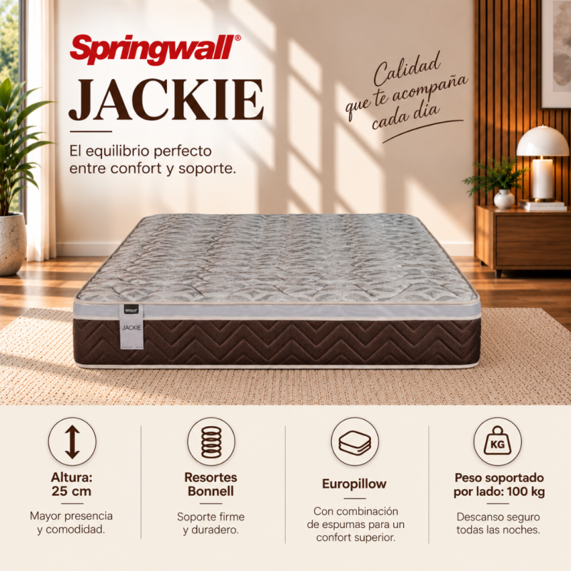 Colchón Springwall Jackie 140x190 Resortes