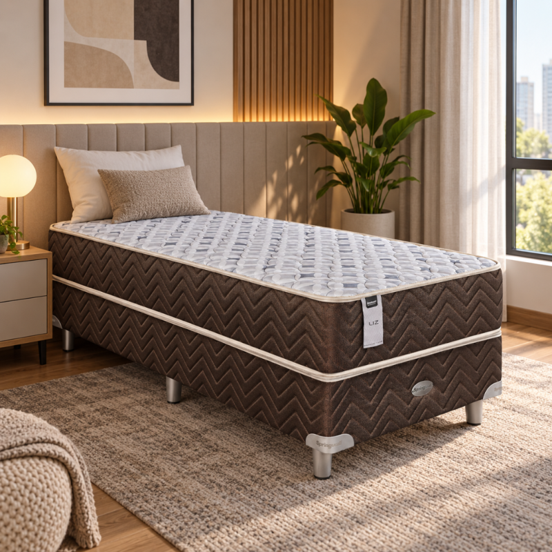 Conjunto Sommier Springwall Liz 80x190 Resortes