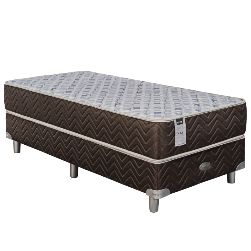Conjunto Sommier Springwall Liz 80x190 Resortes