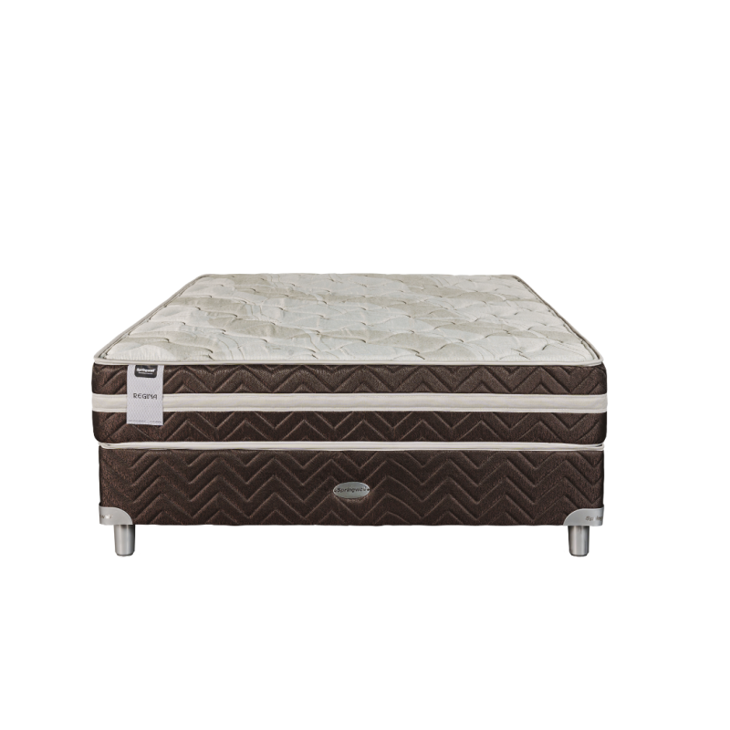 Conjunto Sommier Springwal Regina 140x190 Resortes