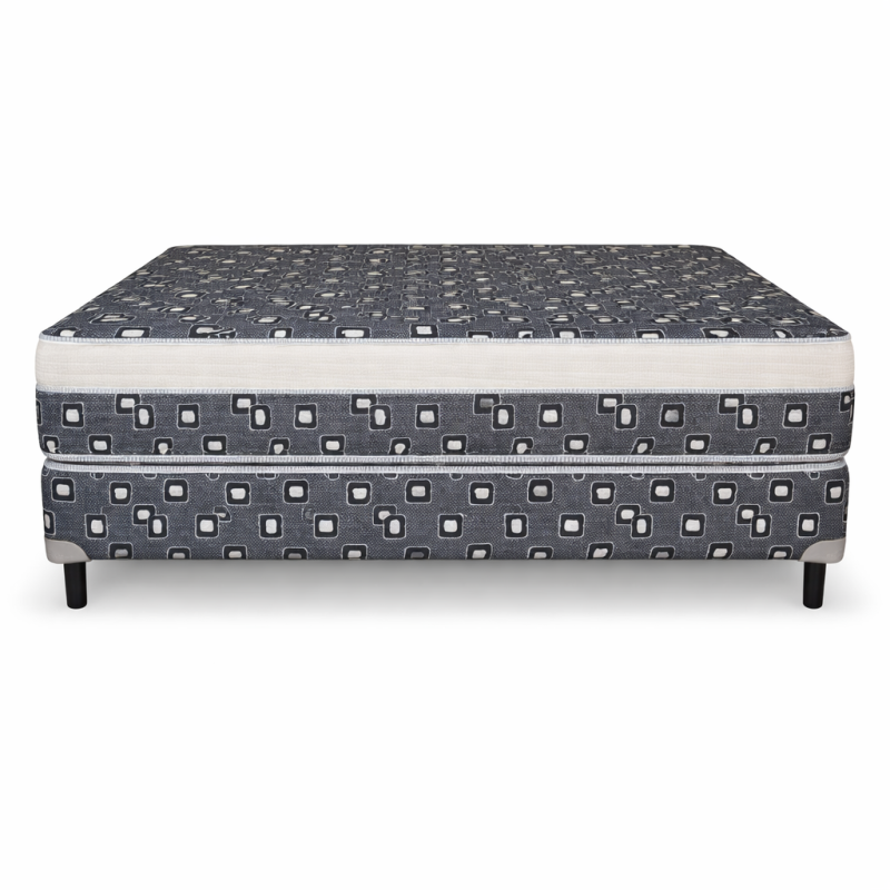 Conjunto Sommier Sueño Dorado Oslo Nuevo 140x190 Resortes