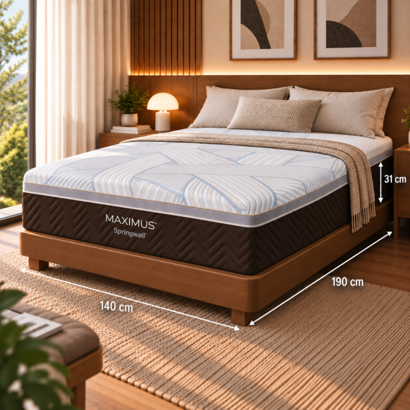 Colchón Springwall Maximus 140x190 Resortes Pocket