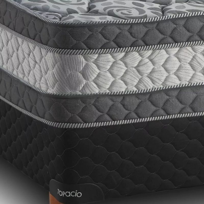 Conjunto Sommier Newtop Topacio Marfil Plus 140x190