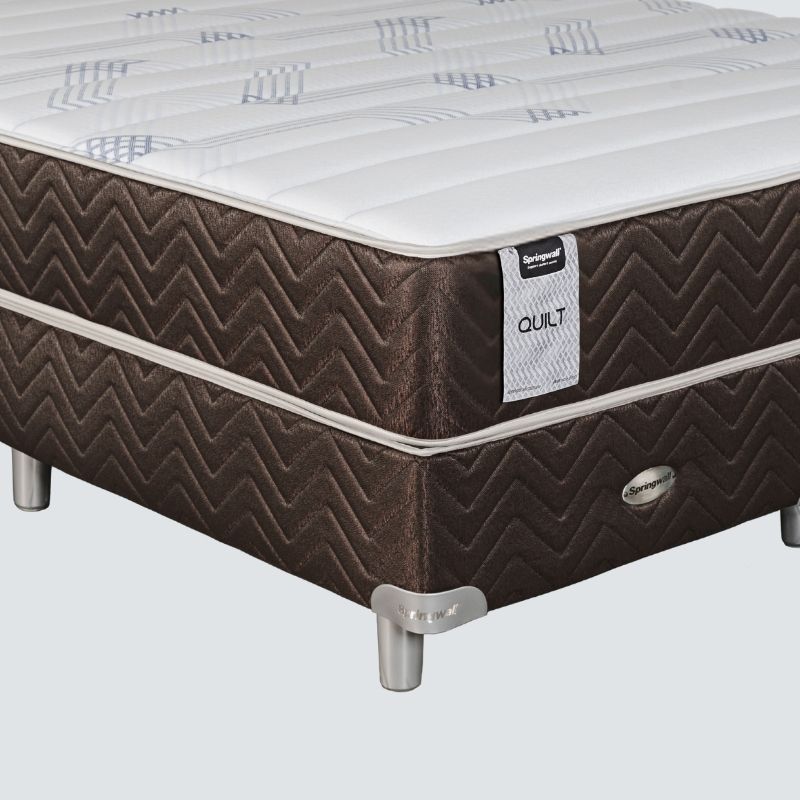 Conjunto Sommier Springwall Quilt 160x200 Resortes