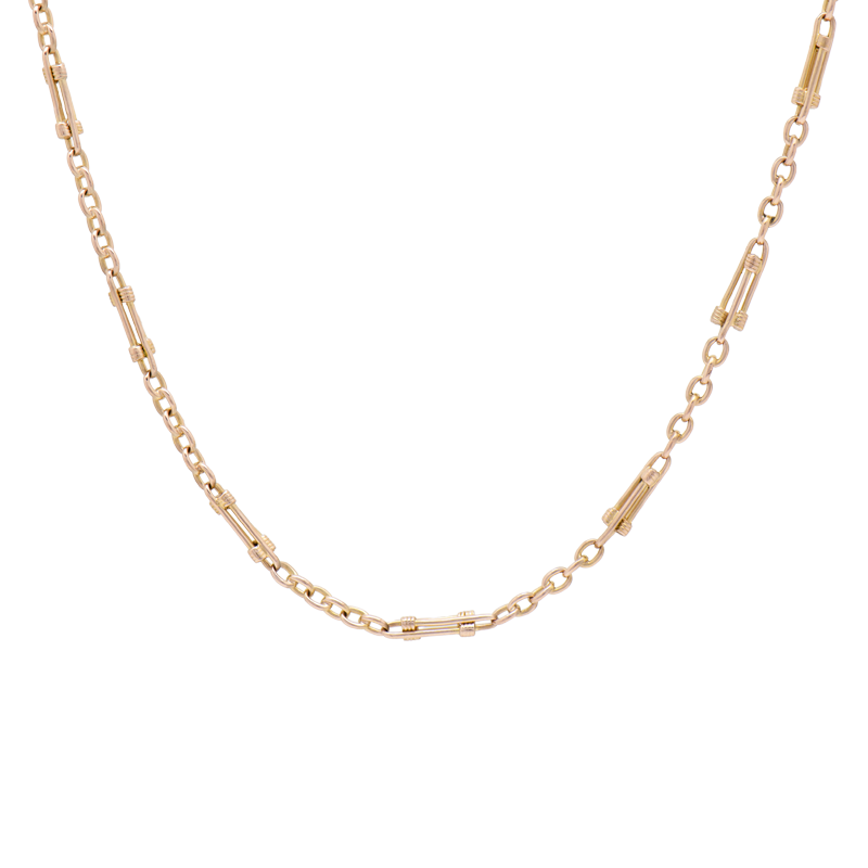 CADENA FORCET CON ESLABONES ITALIANO- 18 KTS.