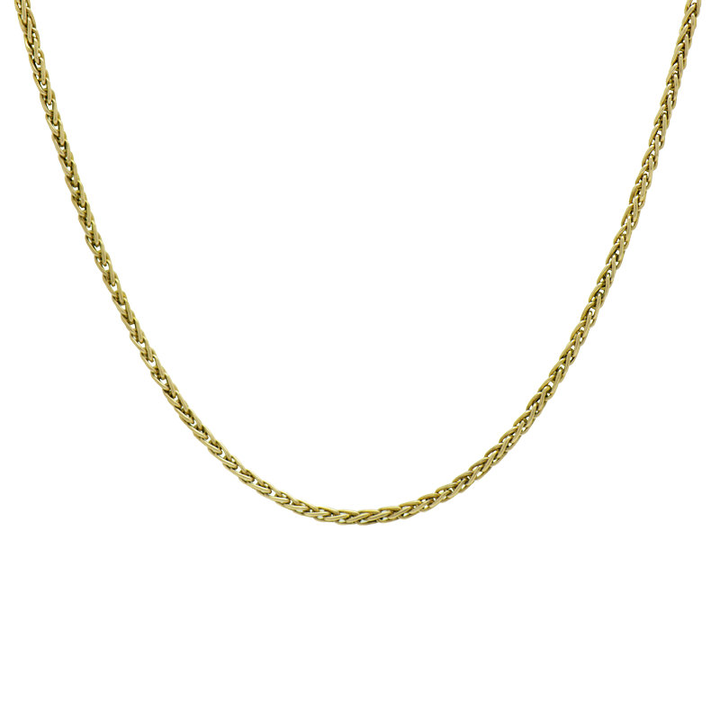 CADENA ESPIGA- 18 KTS.