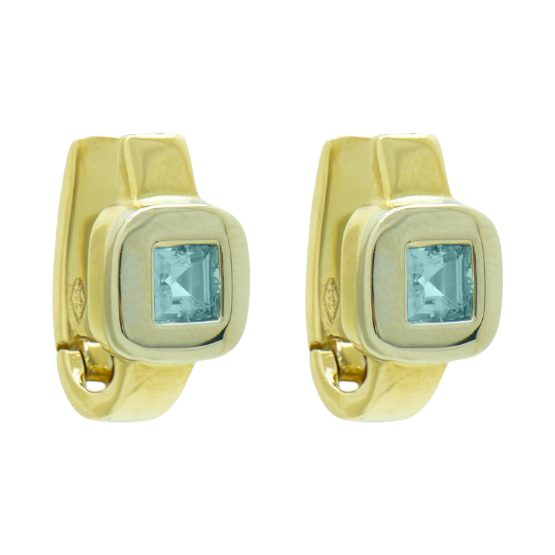 ARO COLGANTE CON CUBIC- 18 KTS.