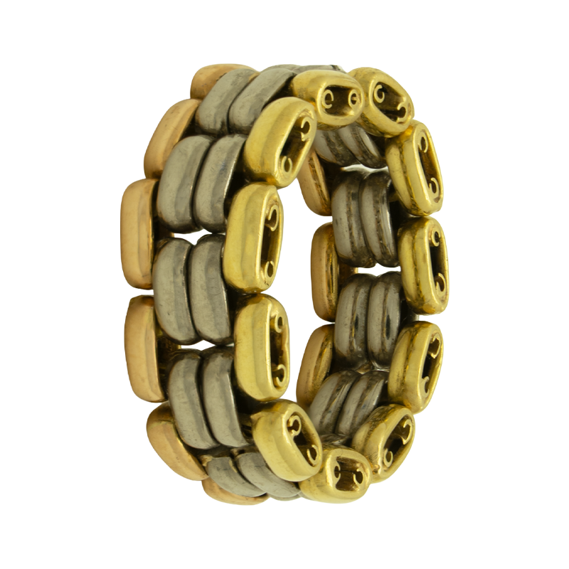 ANILLO PANTHER TRICOLOR - 18 KTS.