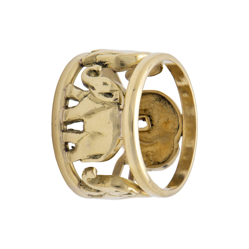 ANILLO ELEFANTES- 18 KTS.
