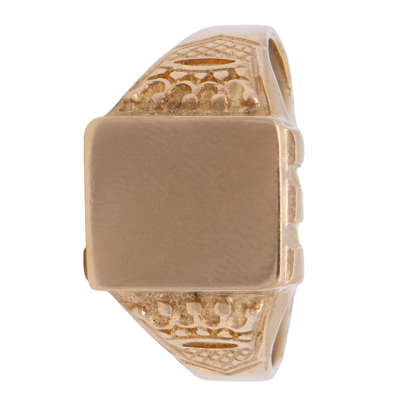 ANILLO SELLO- 18 KTS.