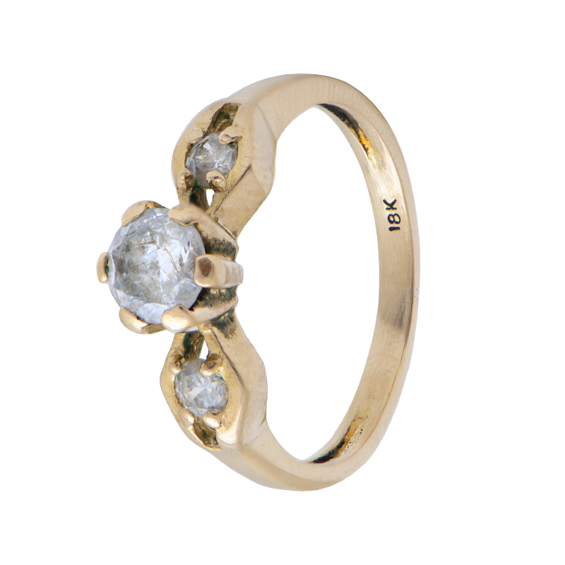 ANILLO TRESILLO- 18 KTS.