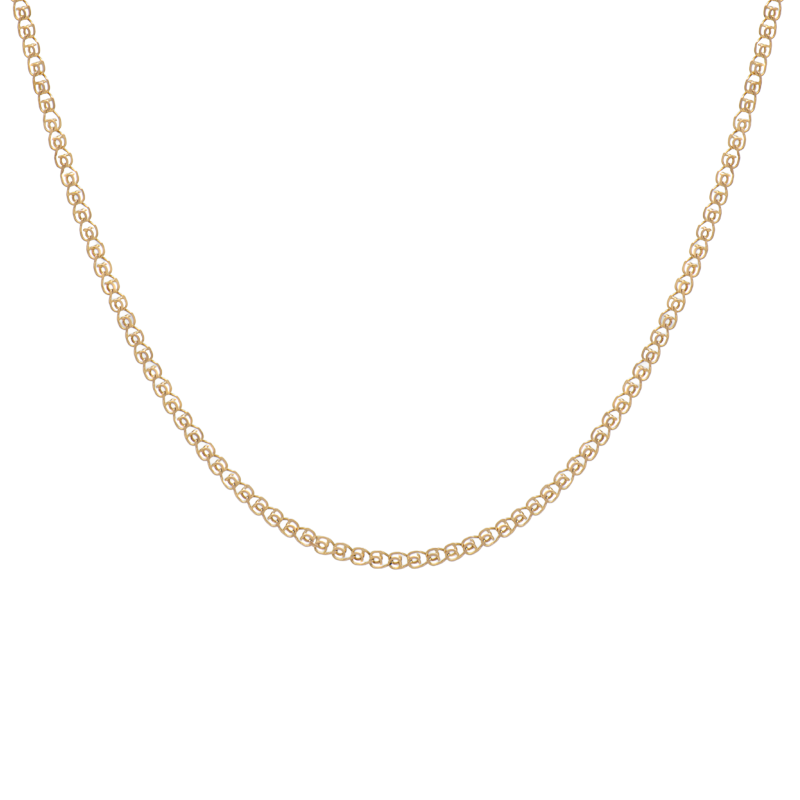 CADENA TIPO GUCCI, ORO ROSA - 18 KTS.