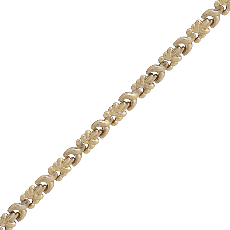 PULSERA ESTILO ART NOUVEAU, ORO AMARILLO - 18 KTS.