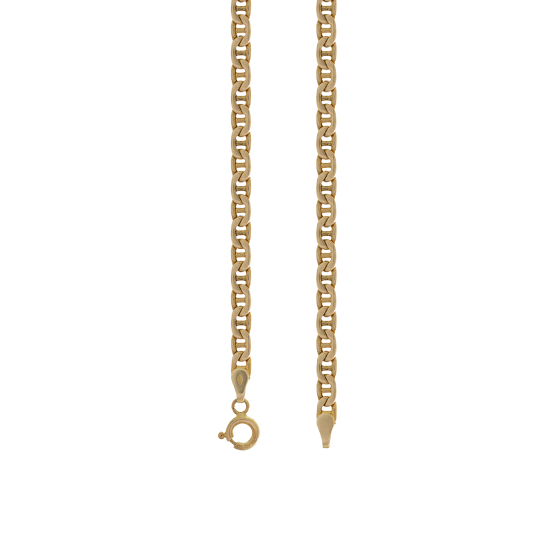 CADENA TIPO GUCCI CHATA- 18 KTS.