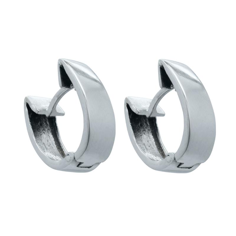 ARGOLLAS OVALADAS CINTA - ORO 18K