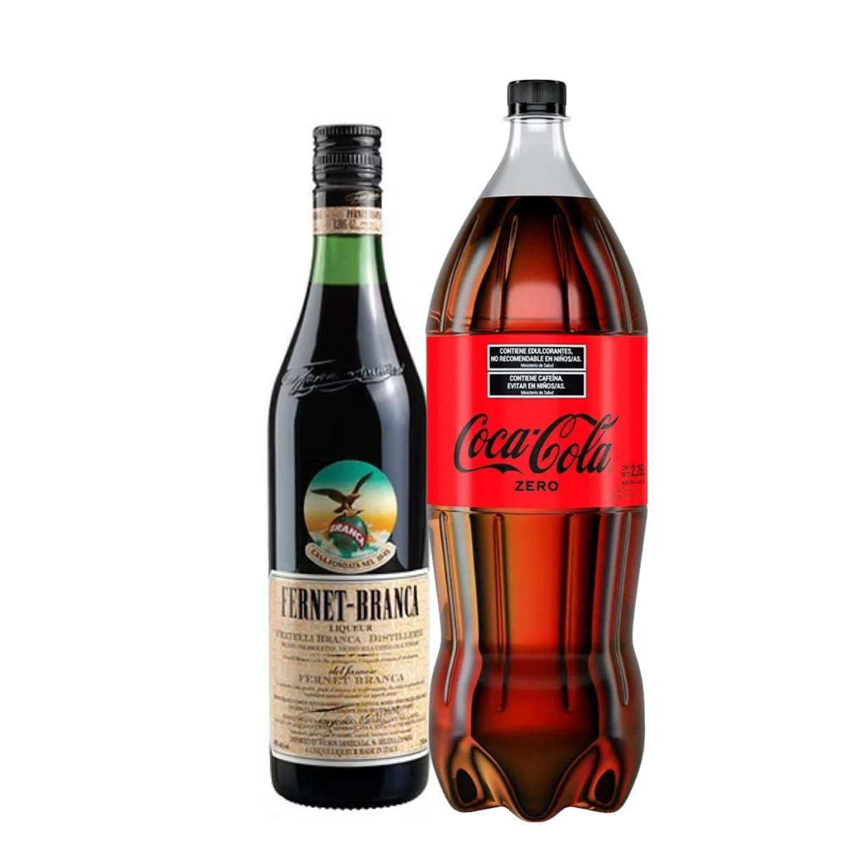 Combo Fernet Branca  + Coca Cola Sin Azúcar