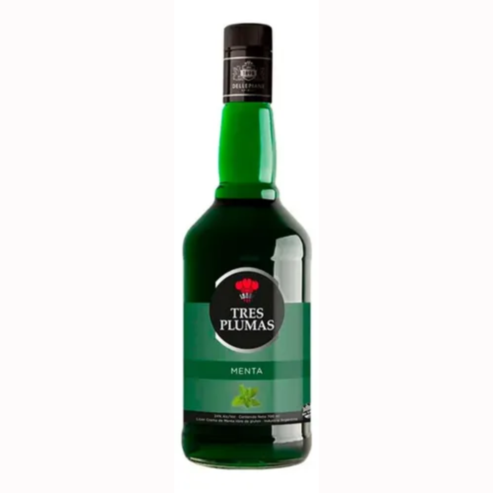 Tres Plumas Licor de Menta - 700 ml