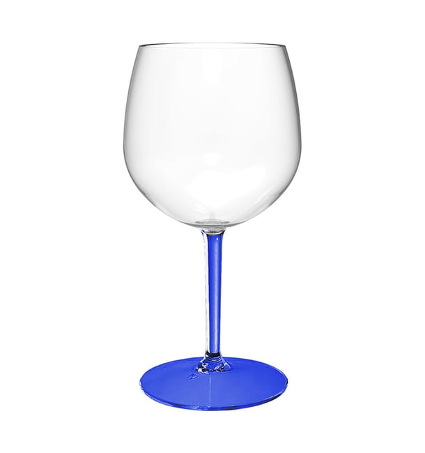 Copa Gin color Pie y Pierna Aqua 620ml