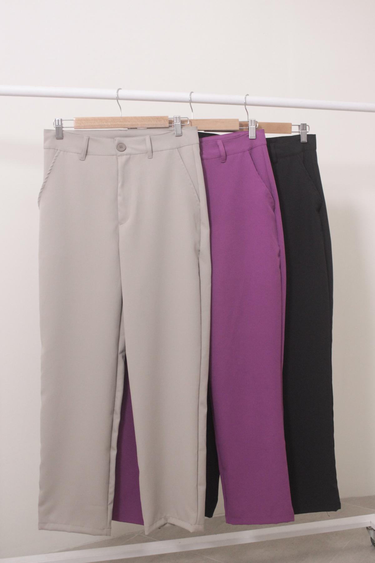 Pantalón Colette.Sastrero c/botón y cierre corte recto Art.2561