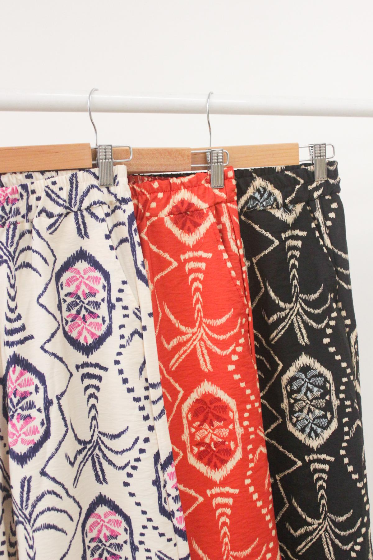 Palazo Clover.Emilia estampada c/ elastico y bolsillo Art.30101