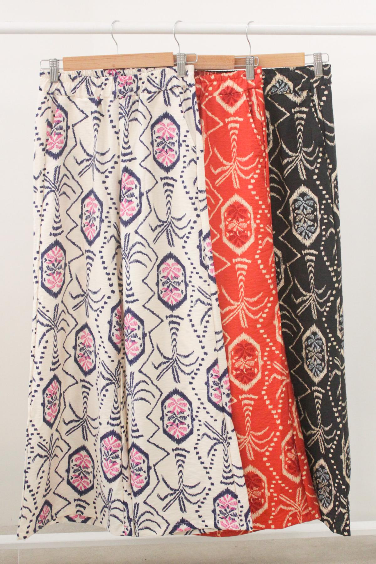 Palazo Clover.Emilia estampada c/ elastico y bolsillo Art.30101