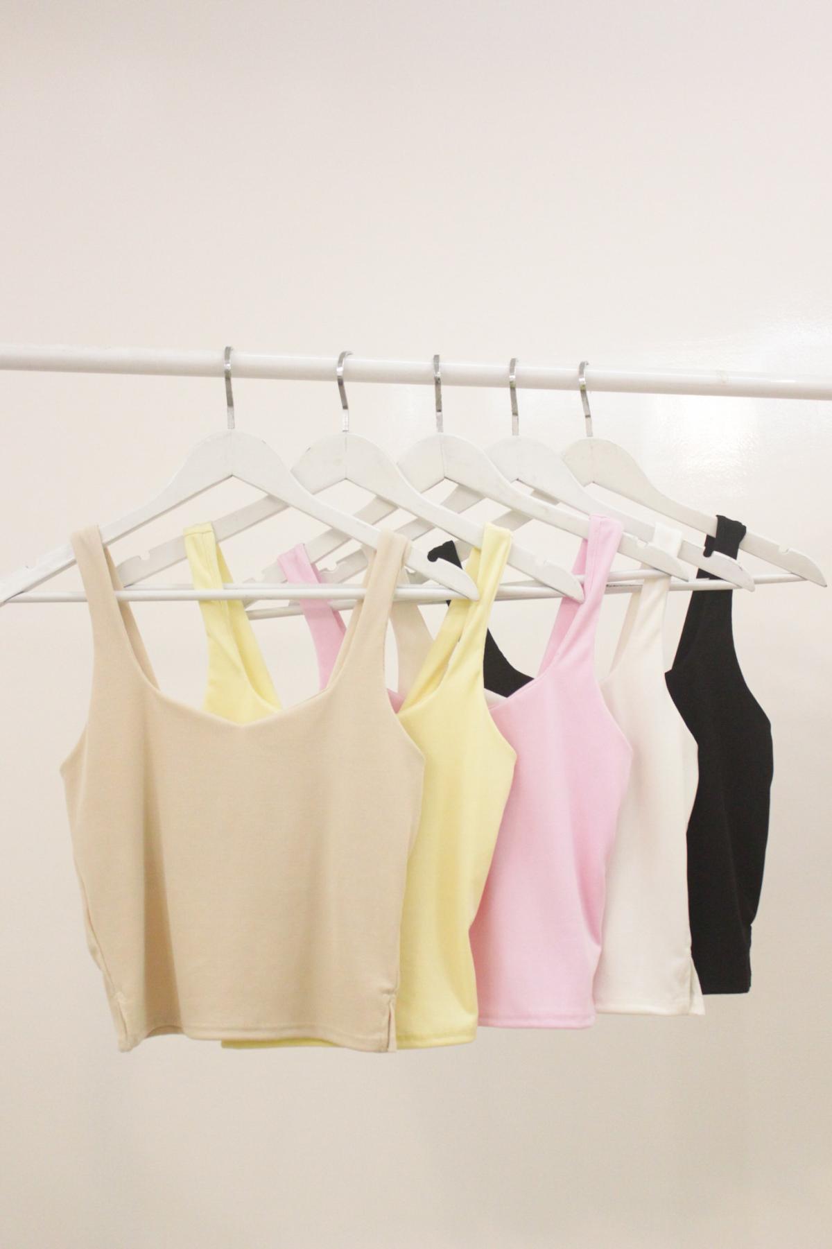 Top Lumina.Micro morley escote corazon y elastico art.30118