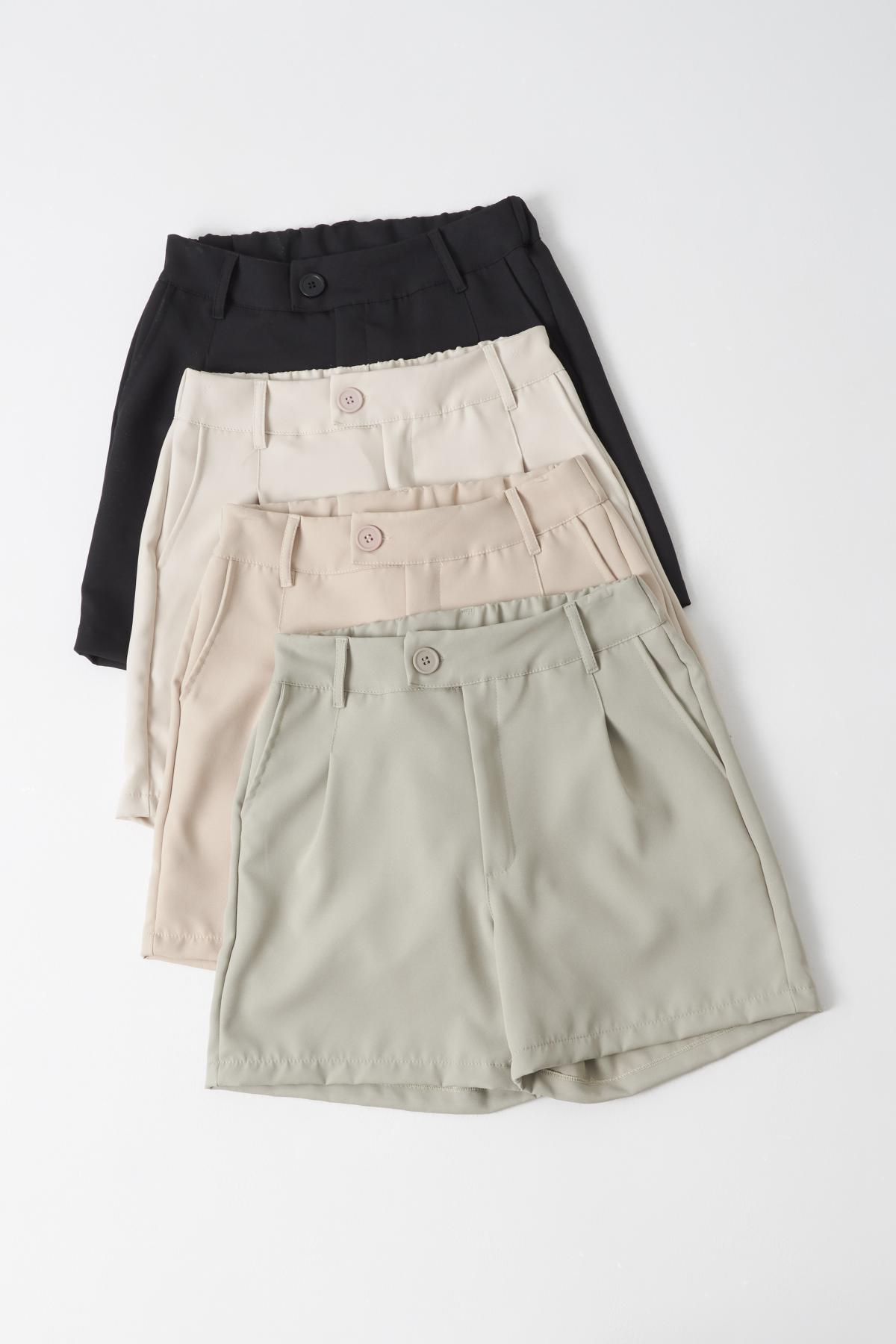 Short Sage.Sastrero c/boton y cierre Art.3039