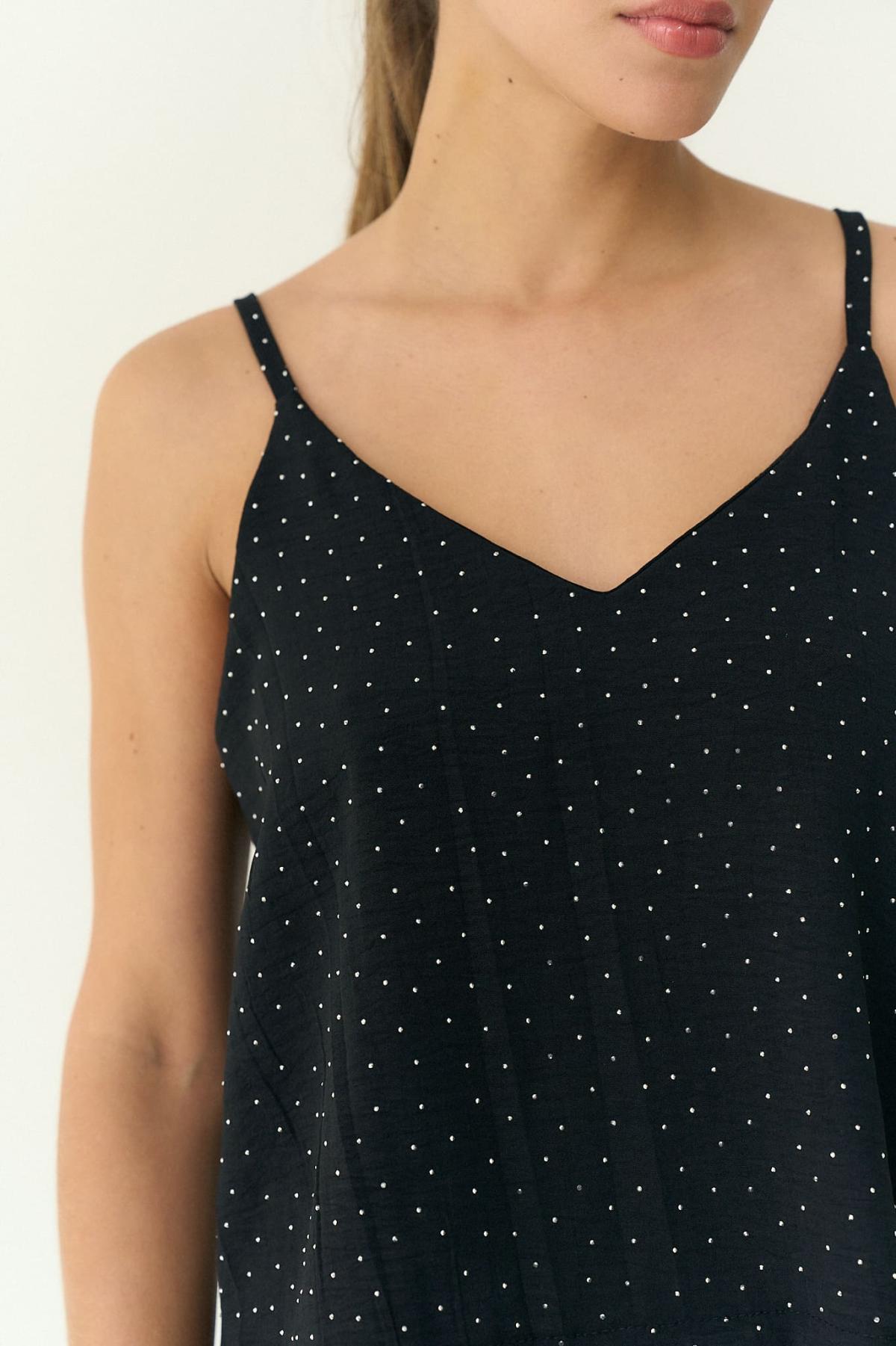 Musculosa Pia.Cey stras c/tiras Art.3047