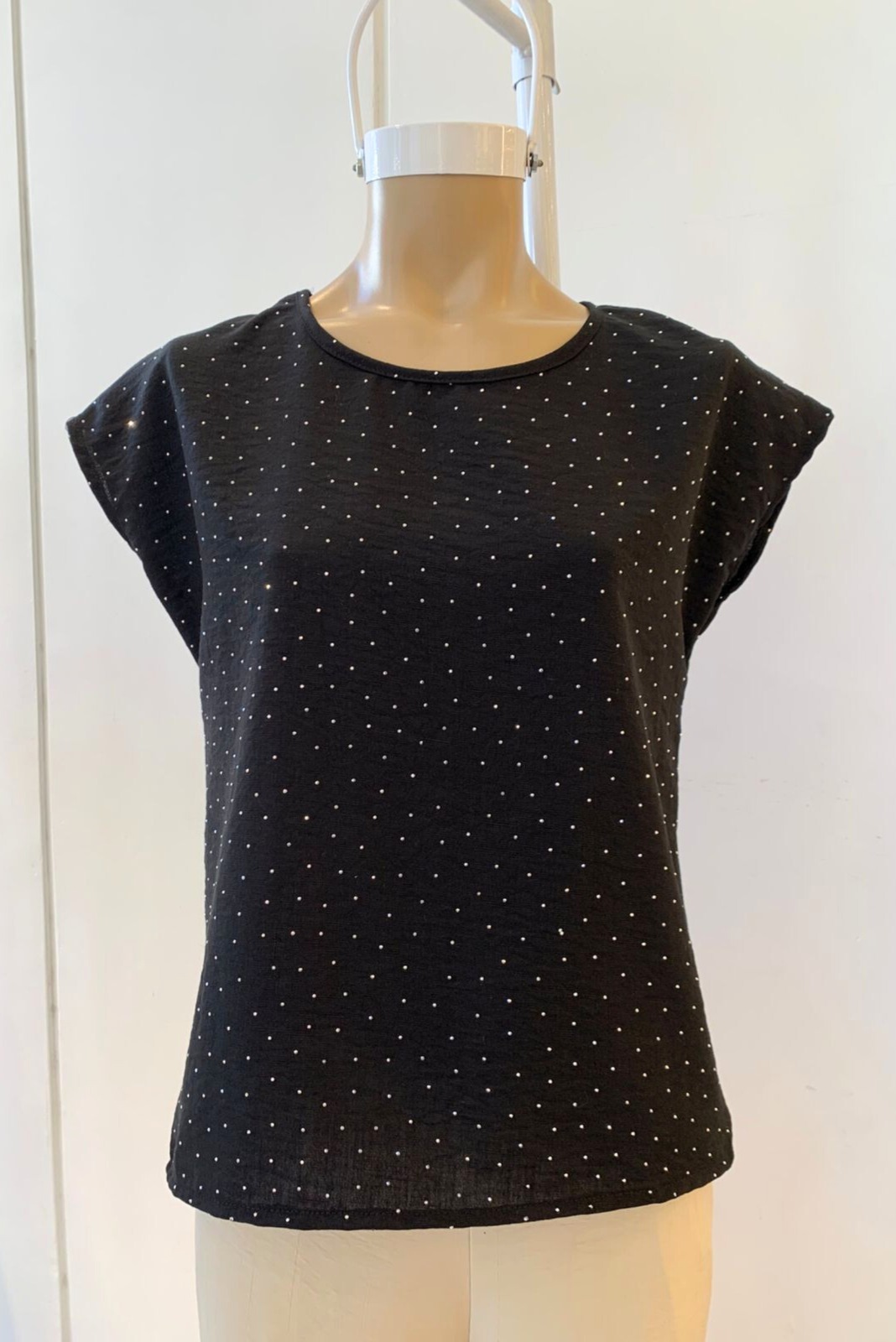 Blusa Mina.Lino stras c/tajo Art.3091