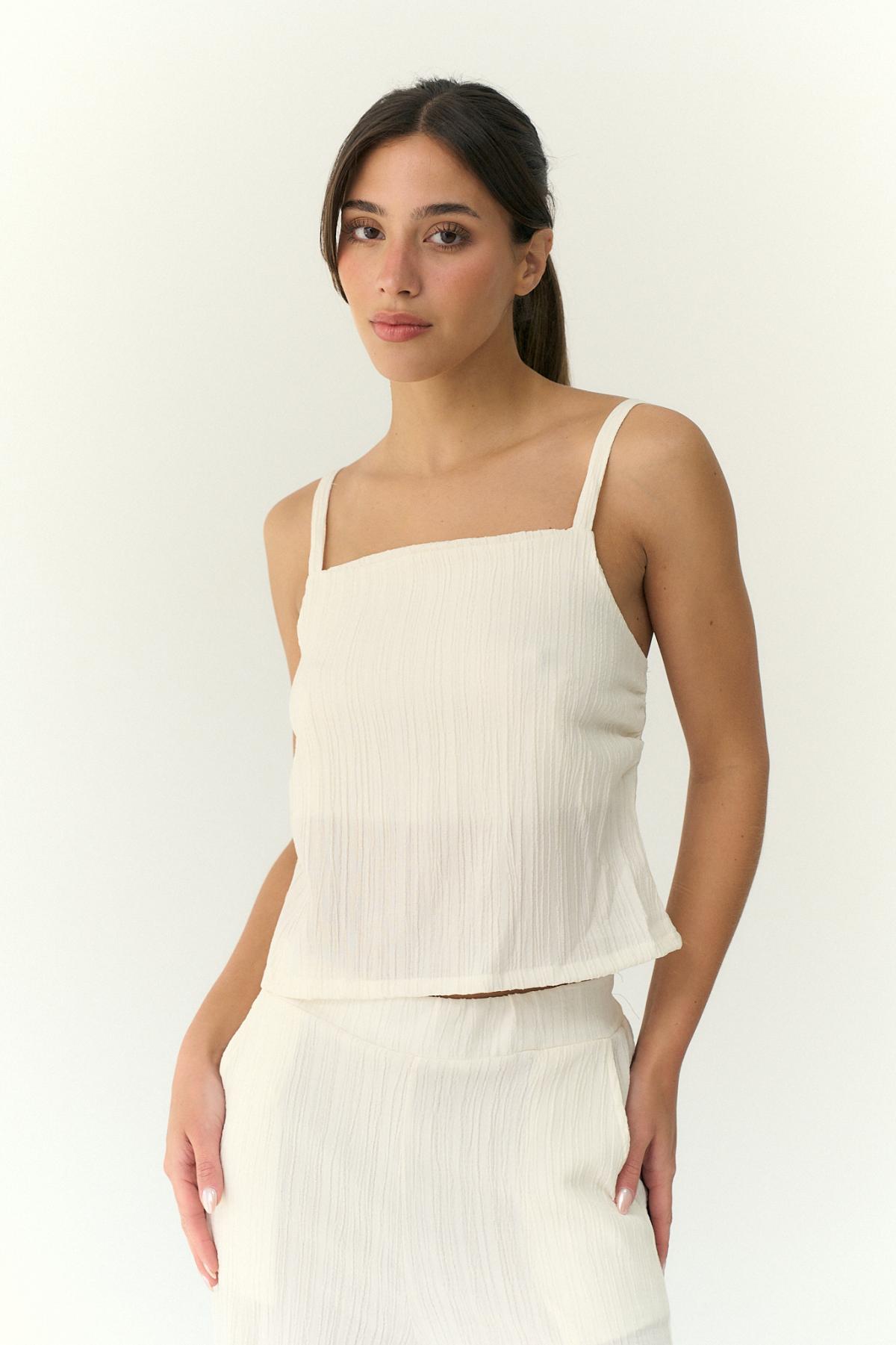 Top Nessa.Coperni c/tiras y elástico en la espalda Art.3084
