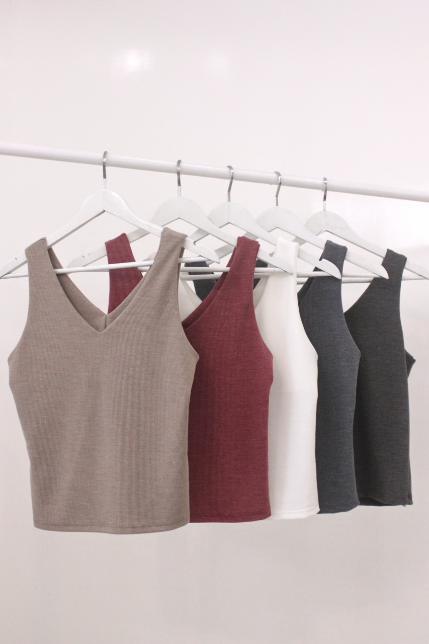 Musculosa Petal.Morley vintage cuello V Art.3025