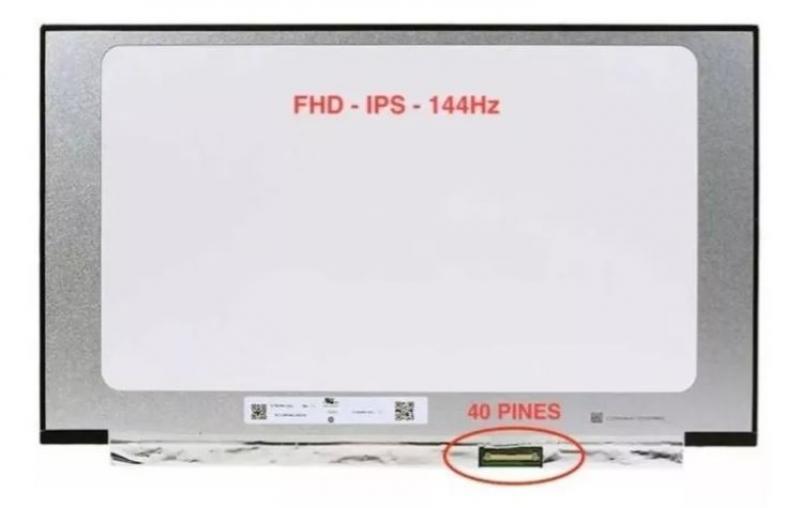 Pantalla 15.6 Led Fhd 1920x1080 40pin Ips 144hz Gamers